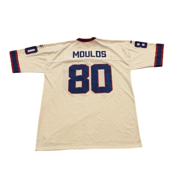 Vintage 1990's Puma Buffalo Bills Eric Moulds #80 White NFL Jersey Men's XL - Picture 1 of 8